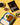 Garam masala spice mix packaging with a meal container and ingredients on a yellow background
